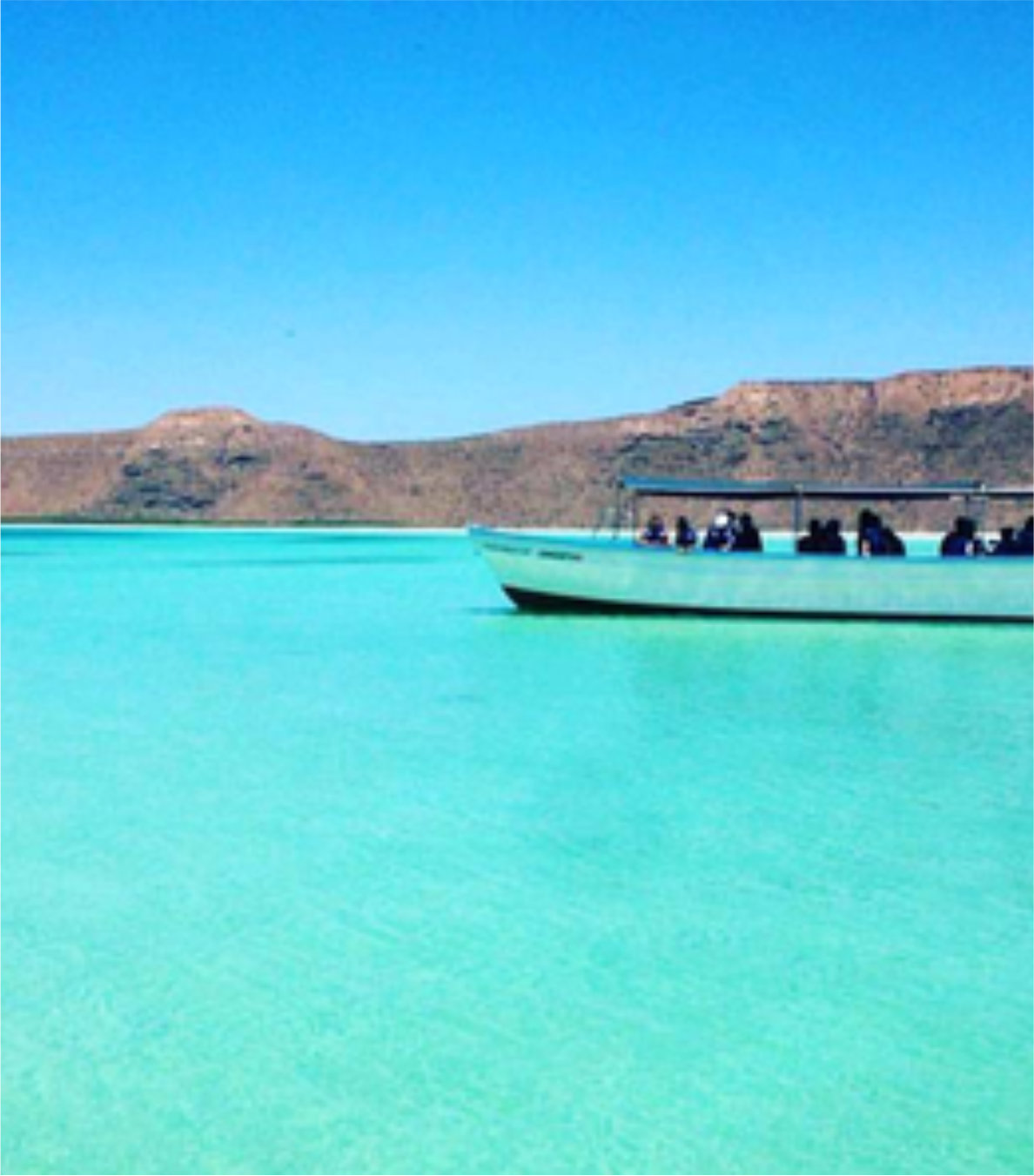 Isla del Espíritu Santo en lancha